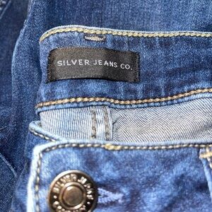 Women’s Silver Denim Blue Jeans W33/25